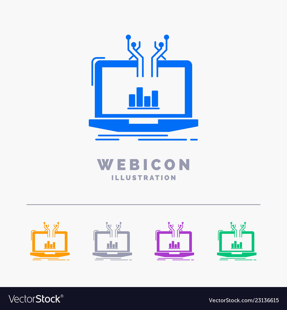 Data Analysis Platform Icons