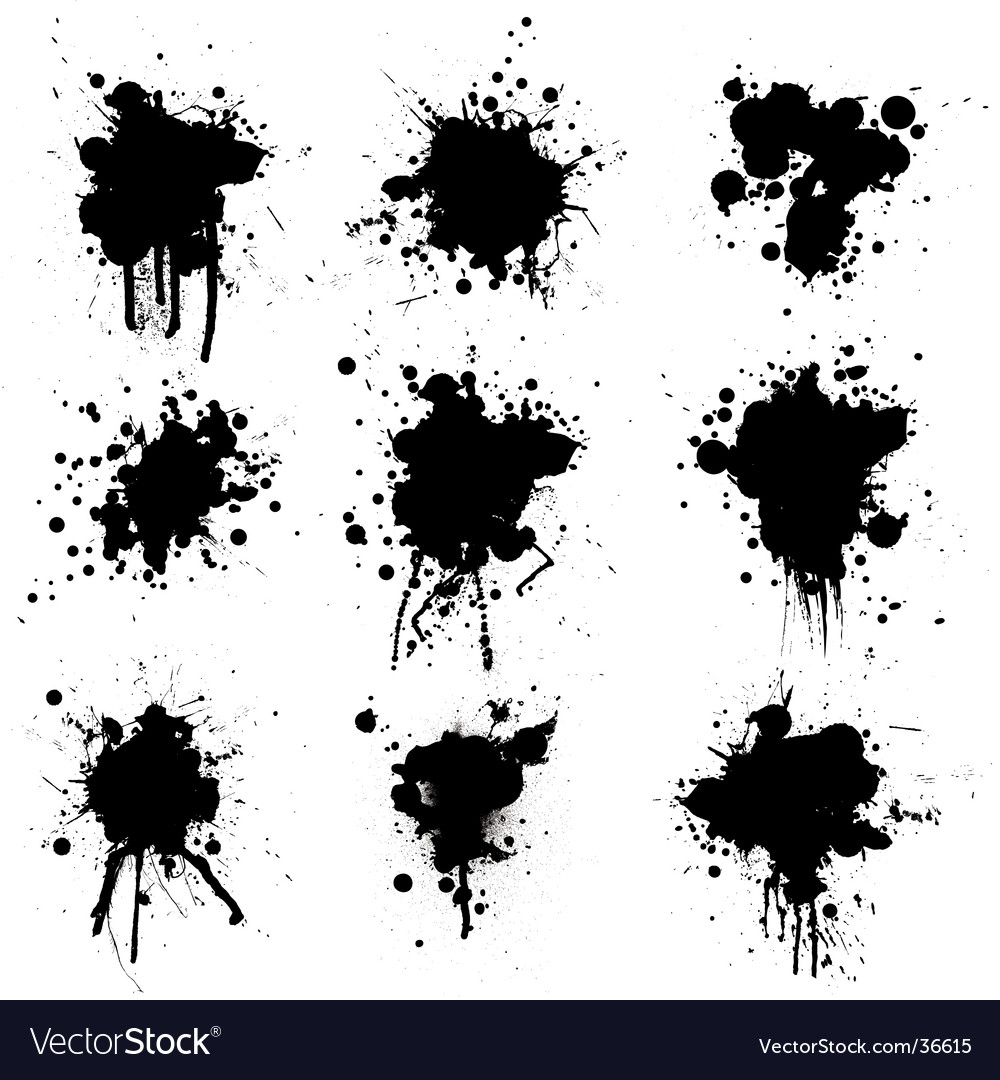 Ink splat collection