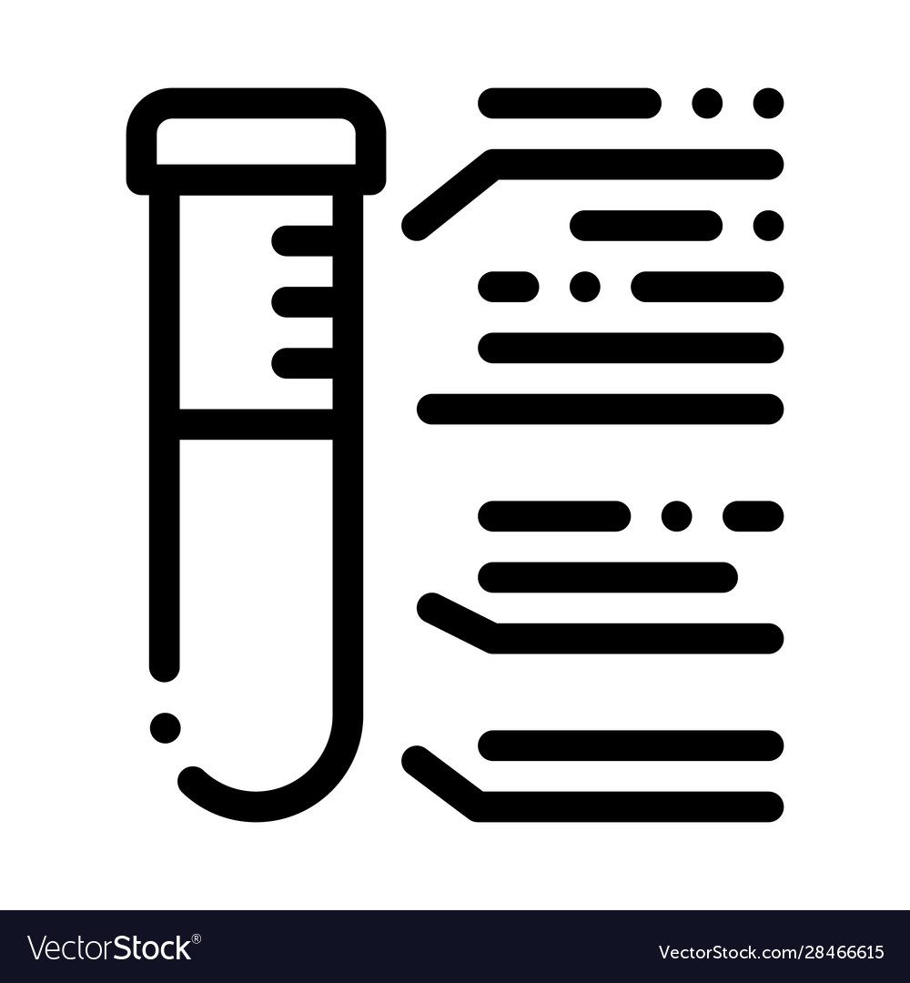 Laboratory flask icon outline Vector Image Laboratory flask icon outline