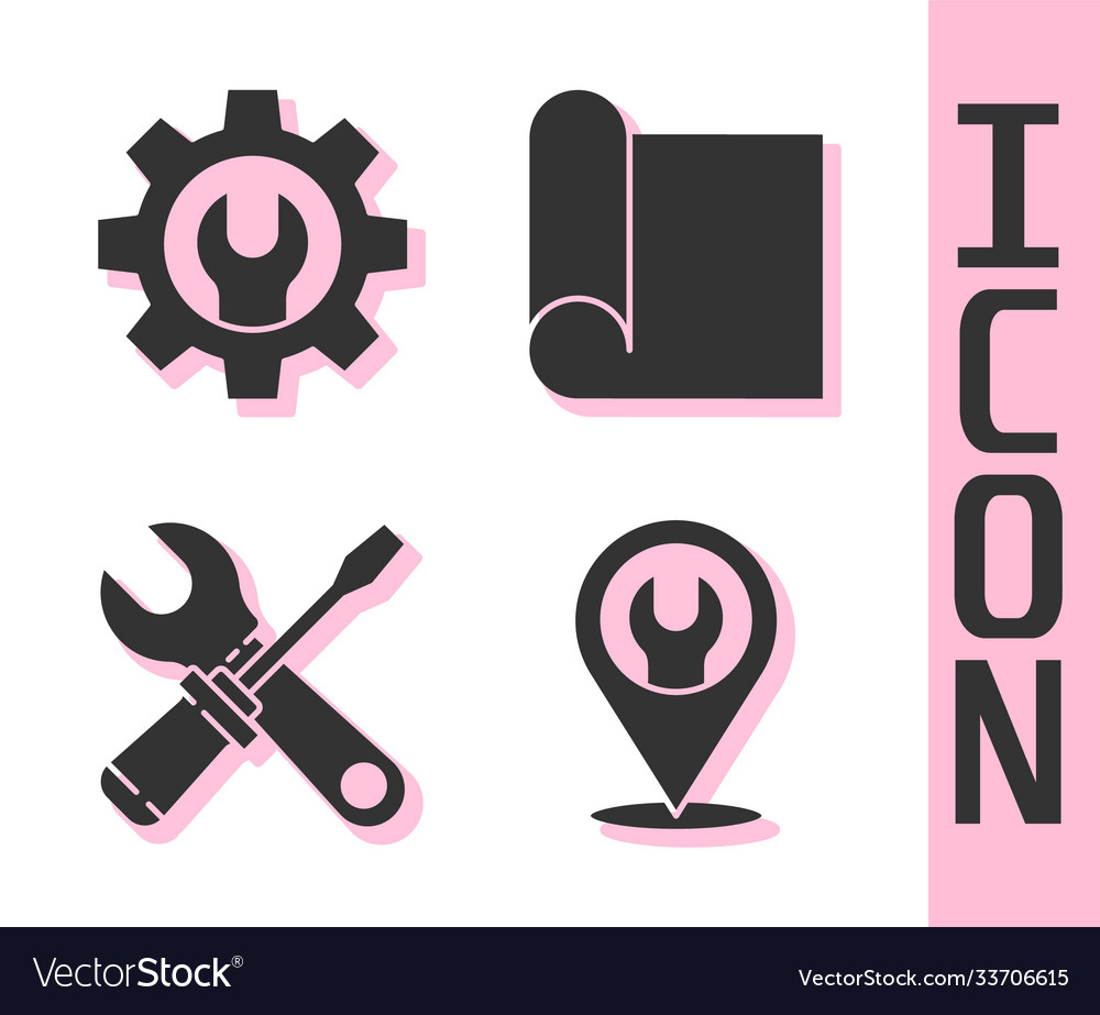 Set location with wrench spanner