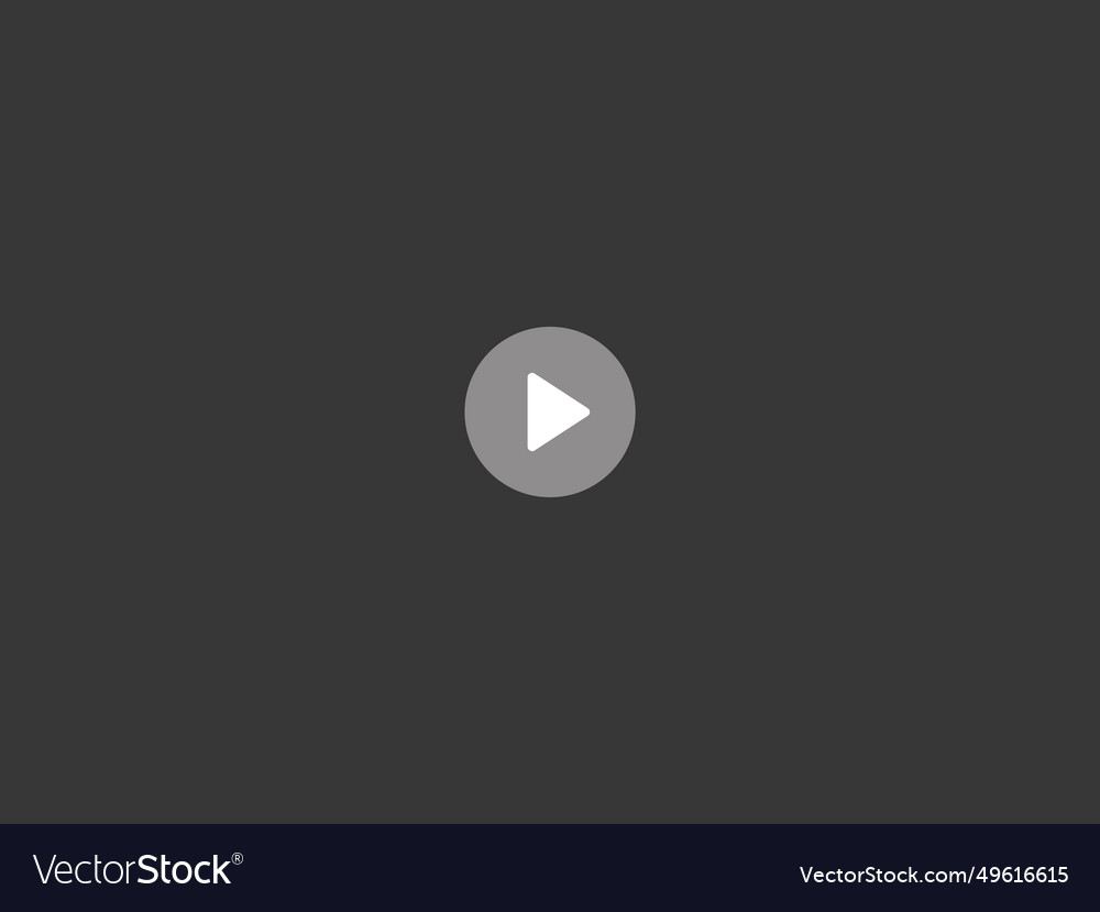 Video player frame for mobile apps movie windows Vector Image Video player frame for mobile apps movie windows