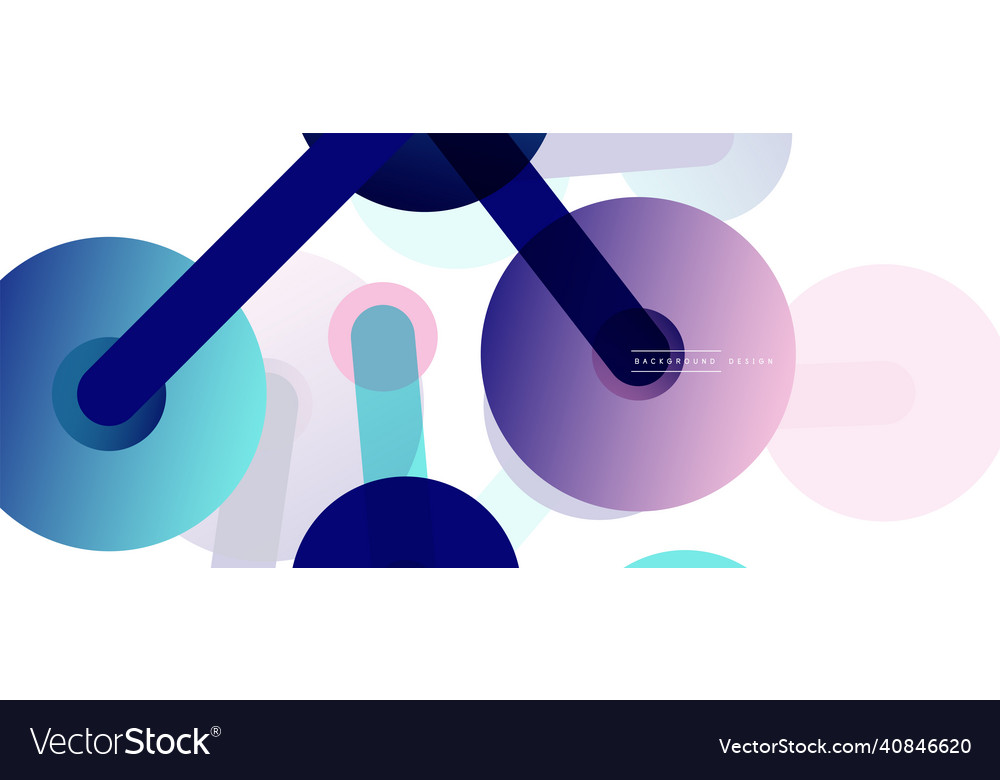 Abstract background round dots connected by lines Vector Image Abstract background round dots connected by lines