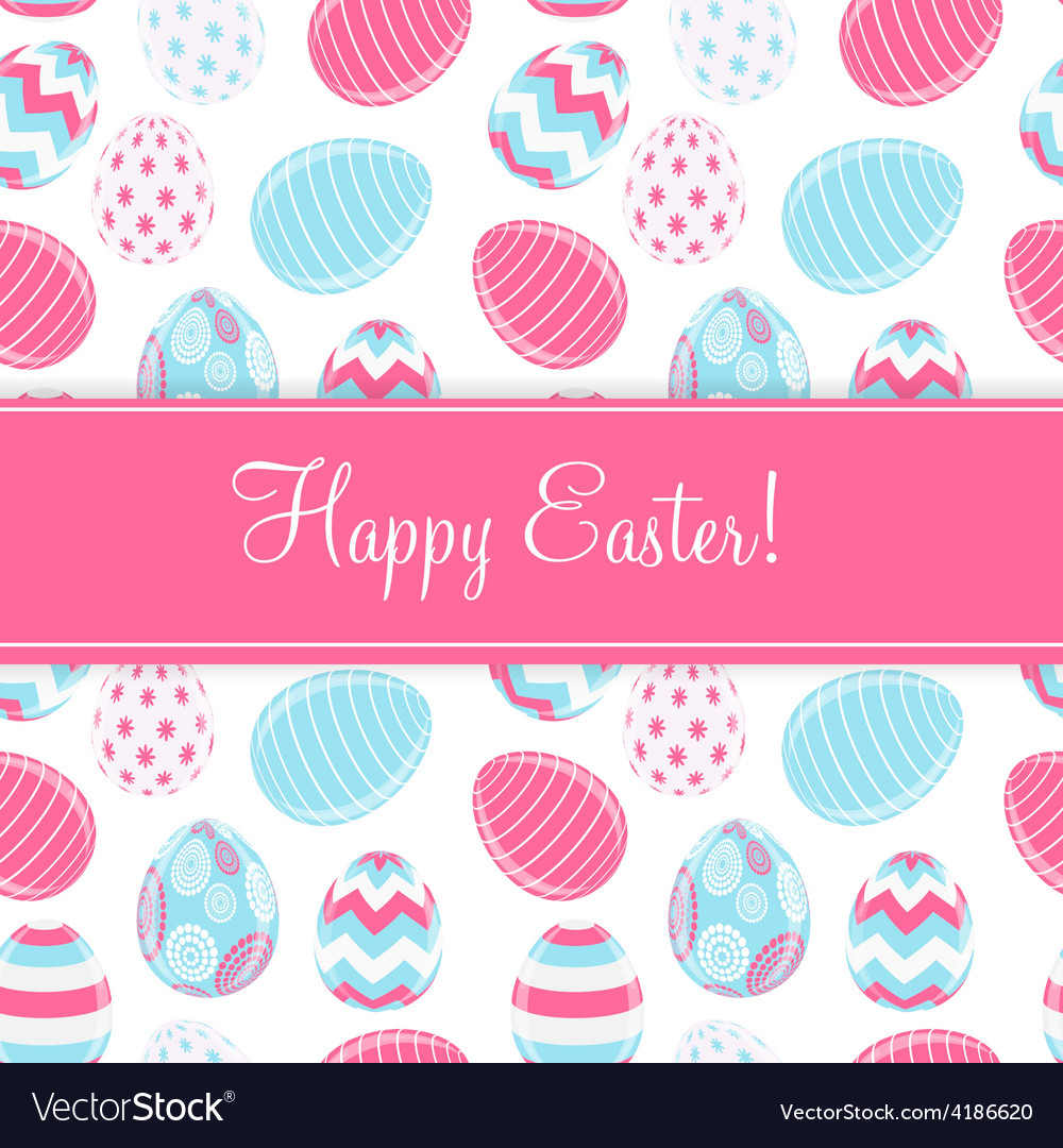 Beautiful easter egg background