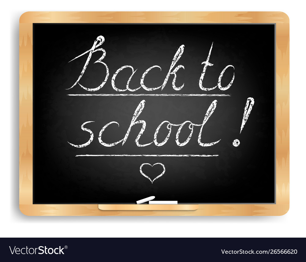 Blackboard - back to school