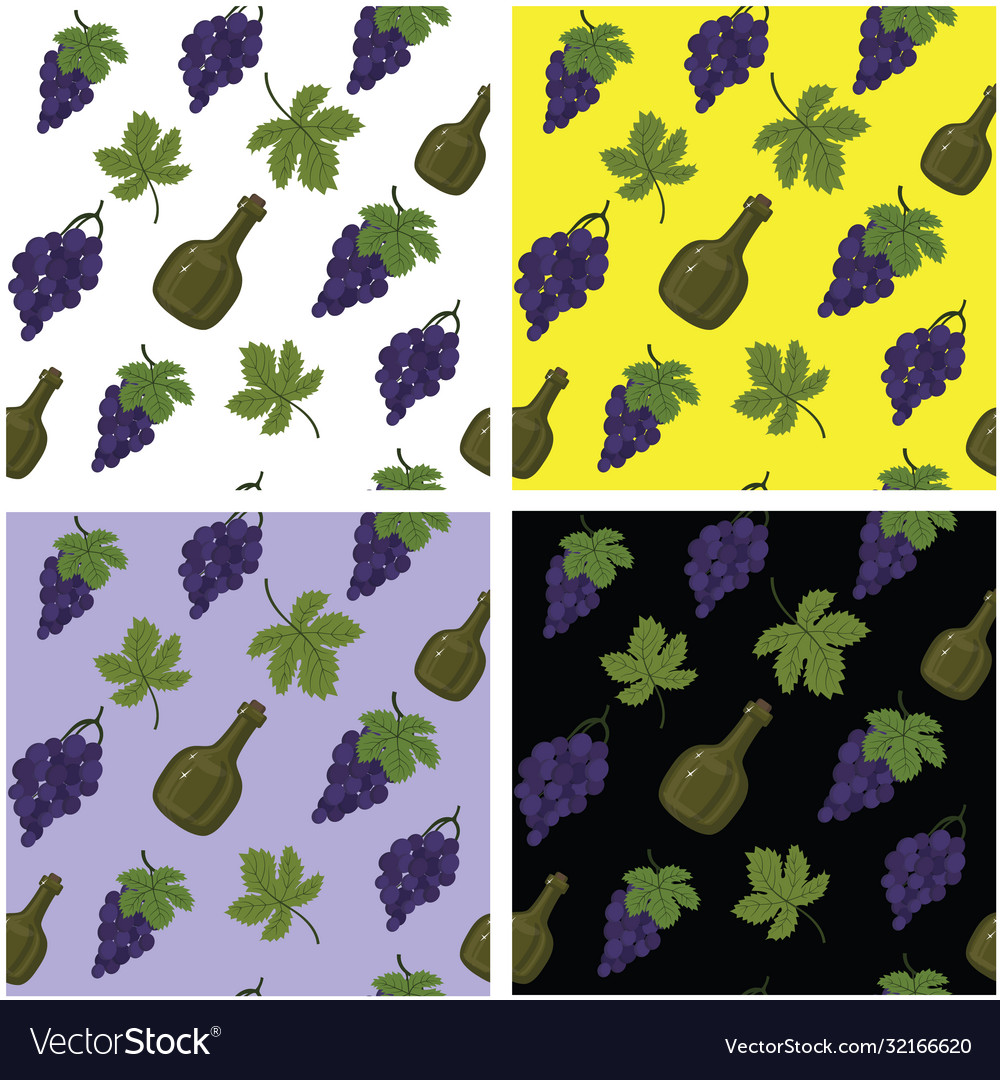 Collection seamless abstract patterns