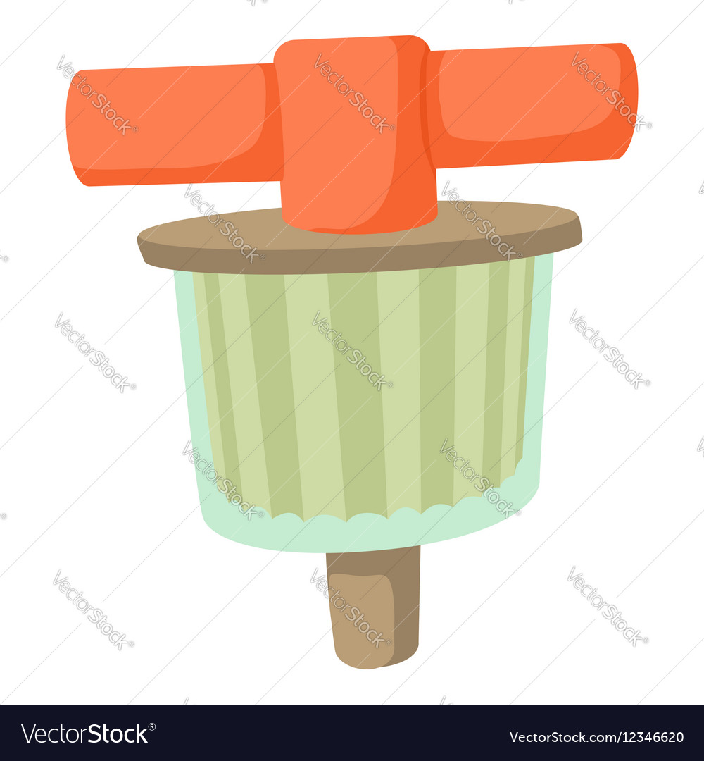 Fuel filter icon cartoon style Royalty Free Vector Image