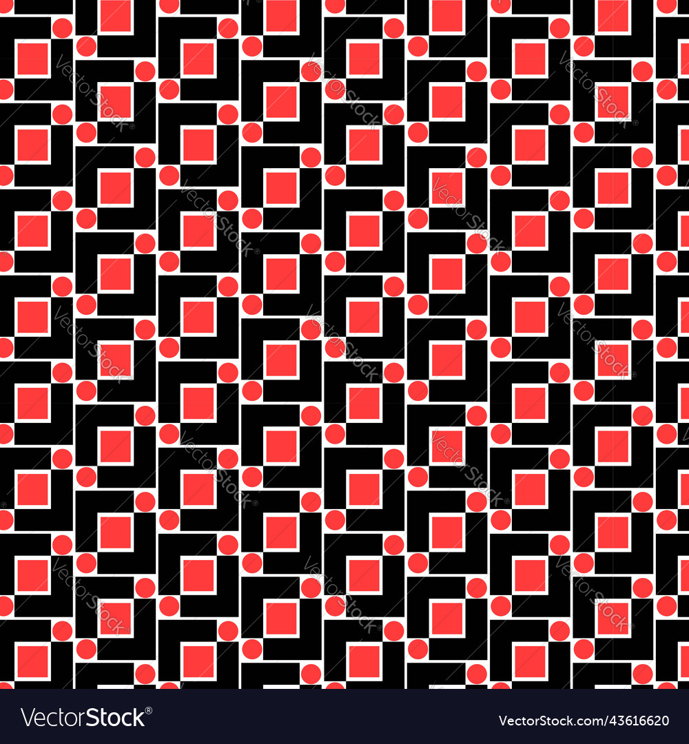 Red or black rectangular seamless pattern