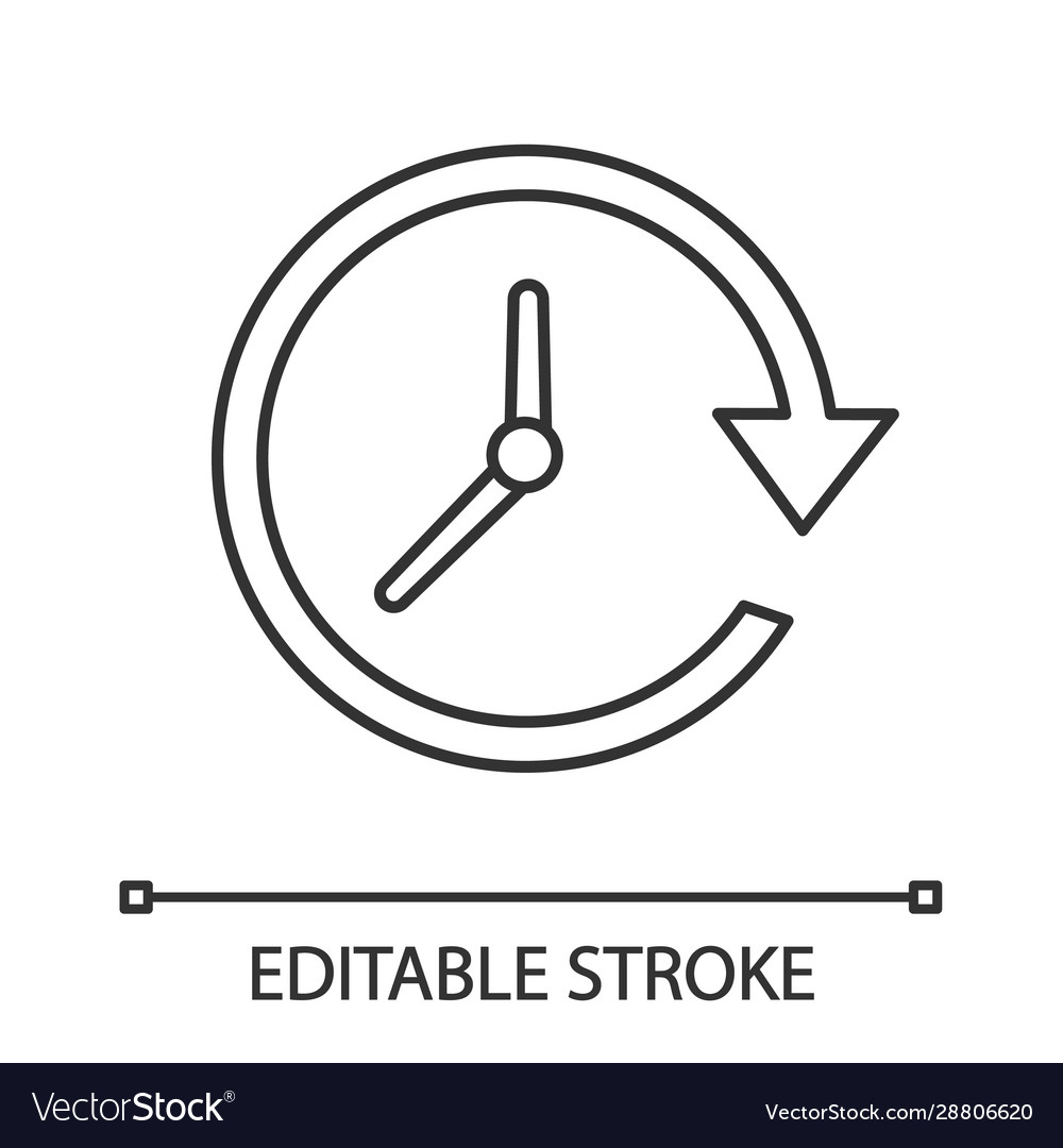 Update linear icon vector image Update linear icon