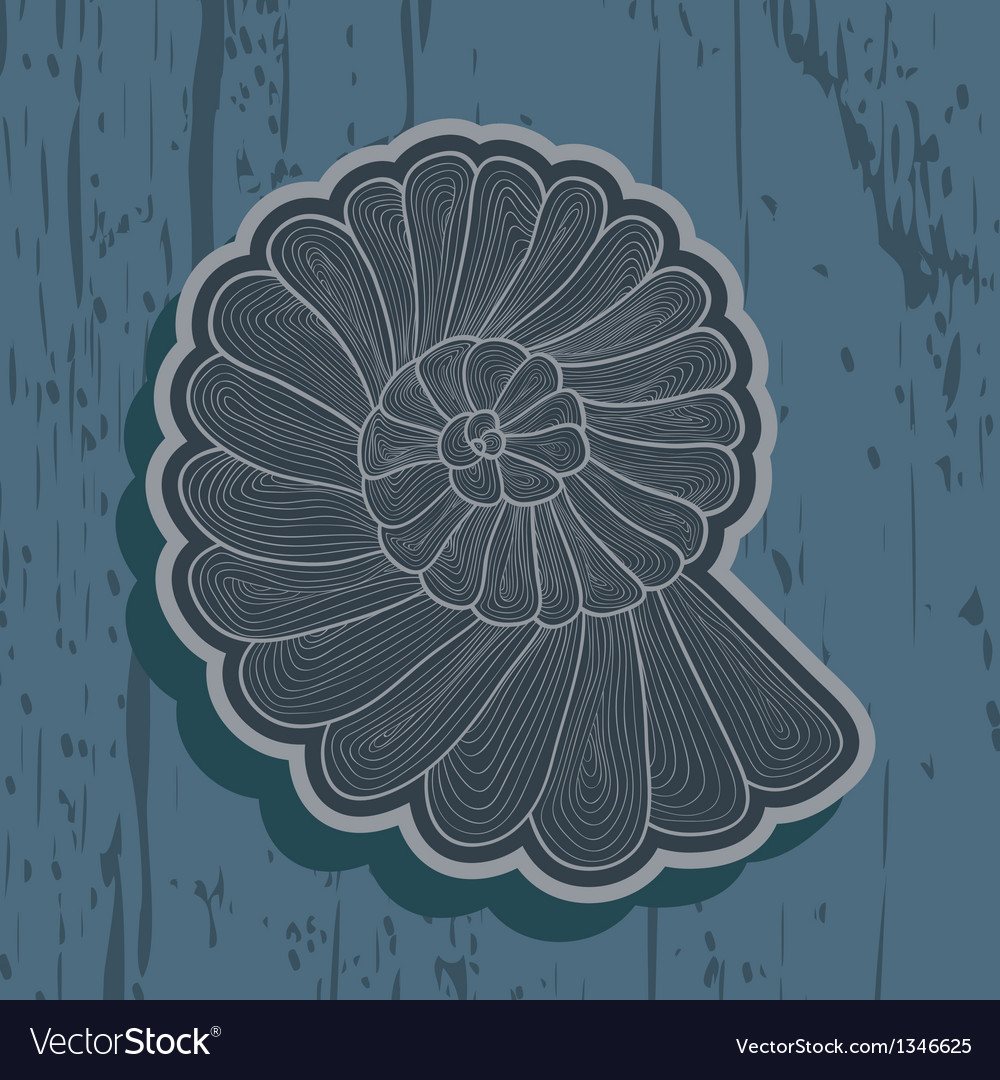 Background pattern of stylized snail