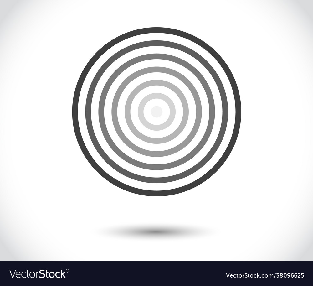 Concentric circle elements element for graphic Vector Image Concentric circle elements element for graphic