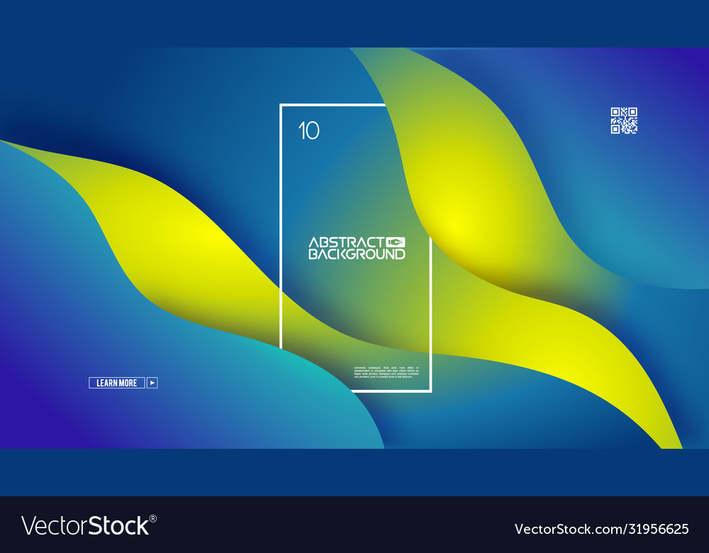 Geometric background flat layout template Vector Image