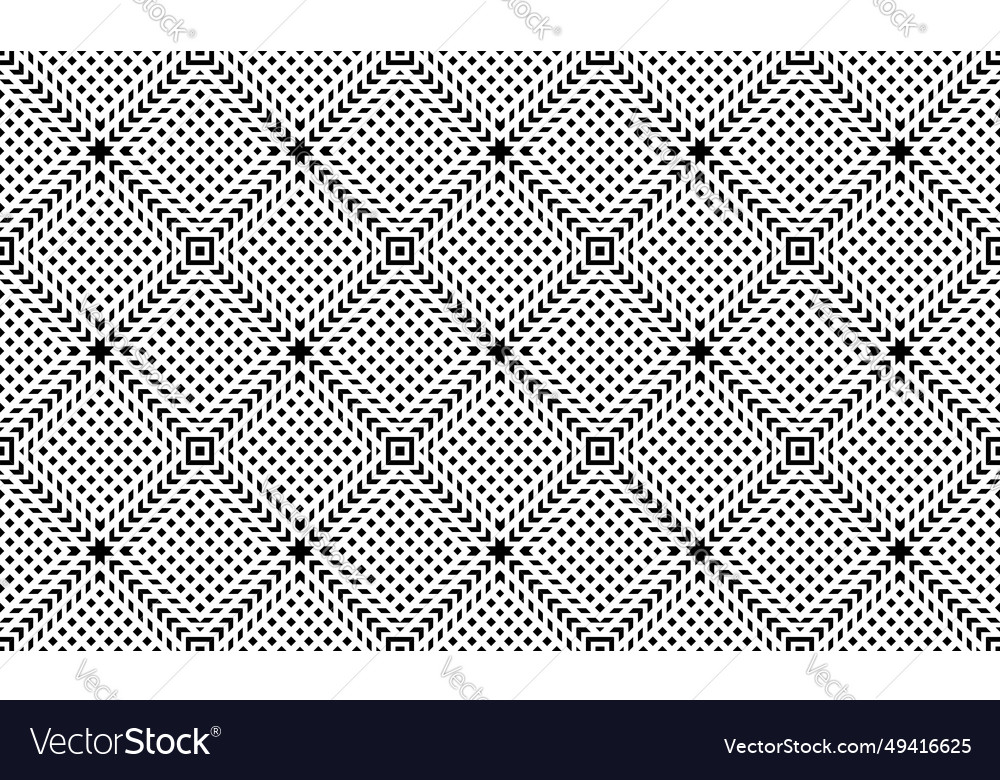 Seamless geometric checked pattern vector image Seamless geometric checked pattern