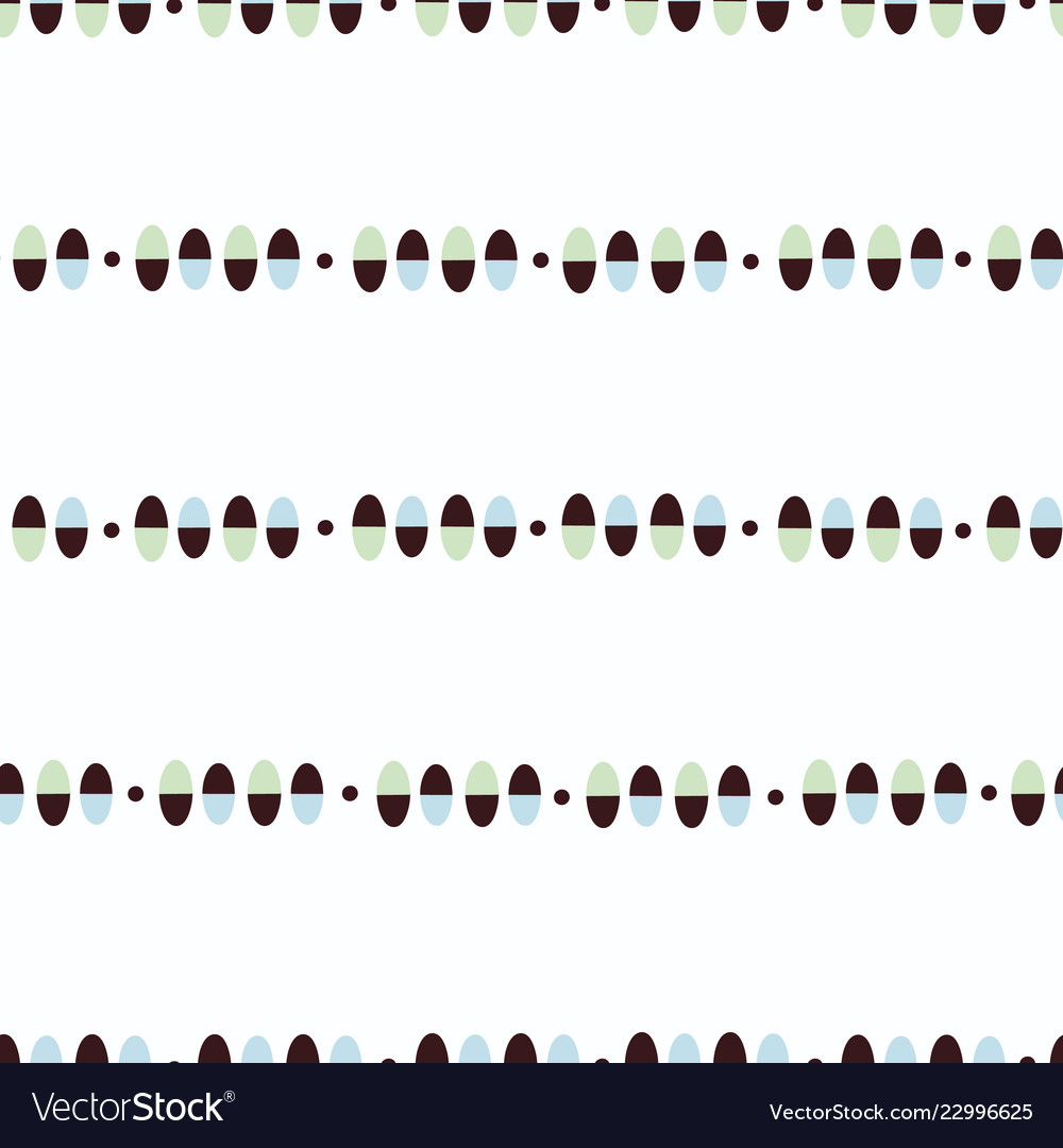 White pattern with ellipse and dots
