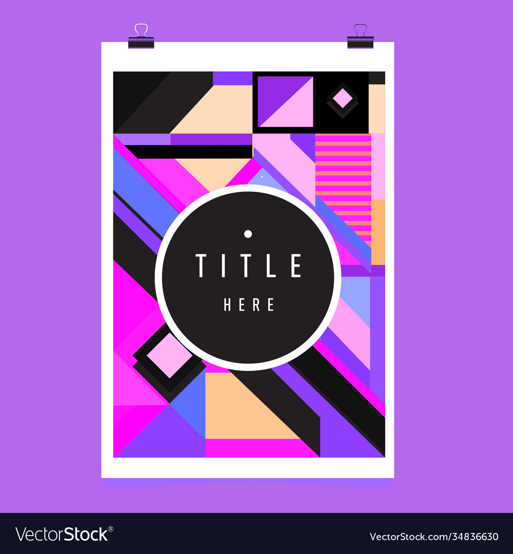 Abstract colorful geometric pattern background