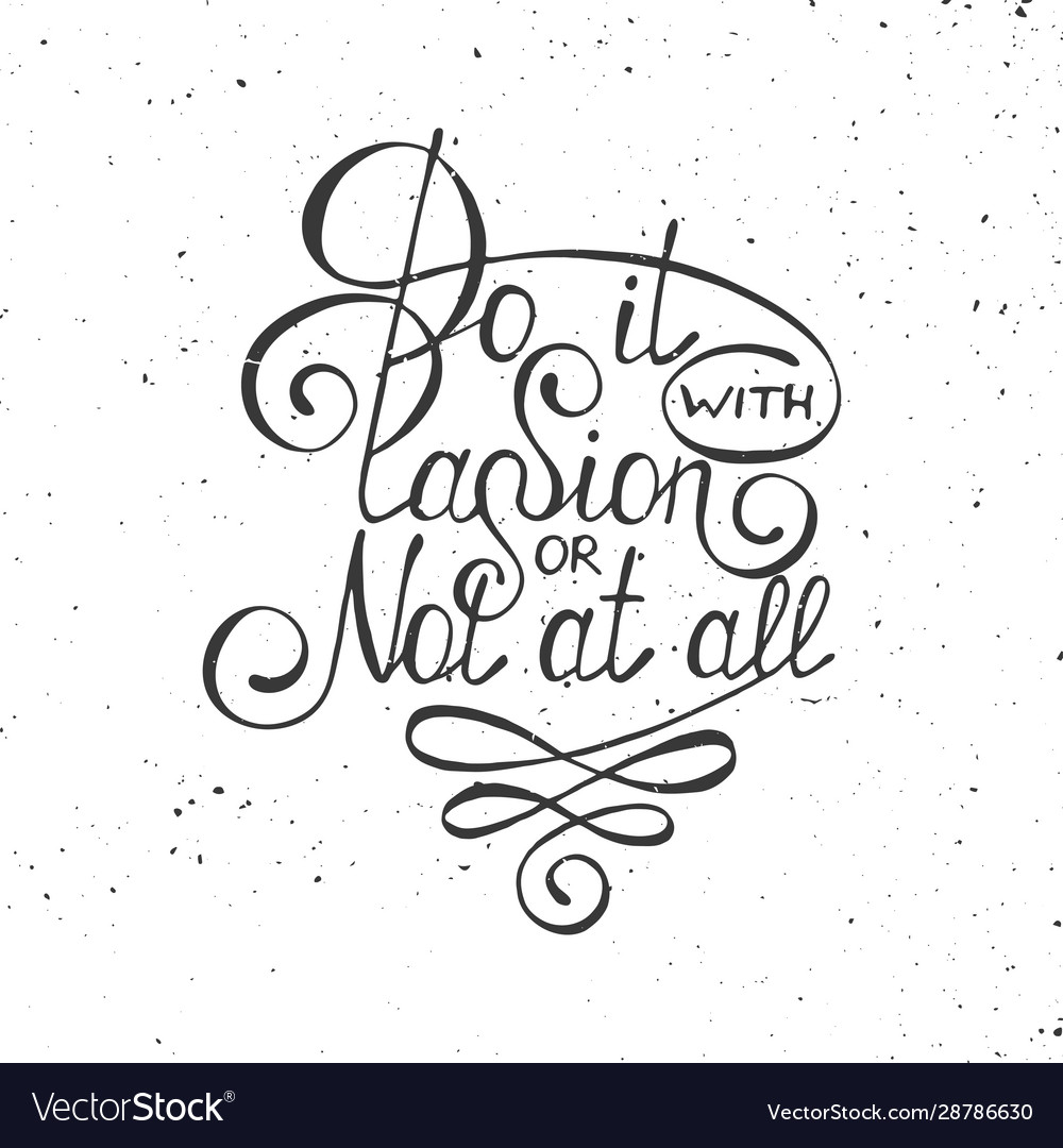 Card with handdrawn typography design element