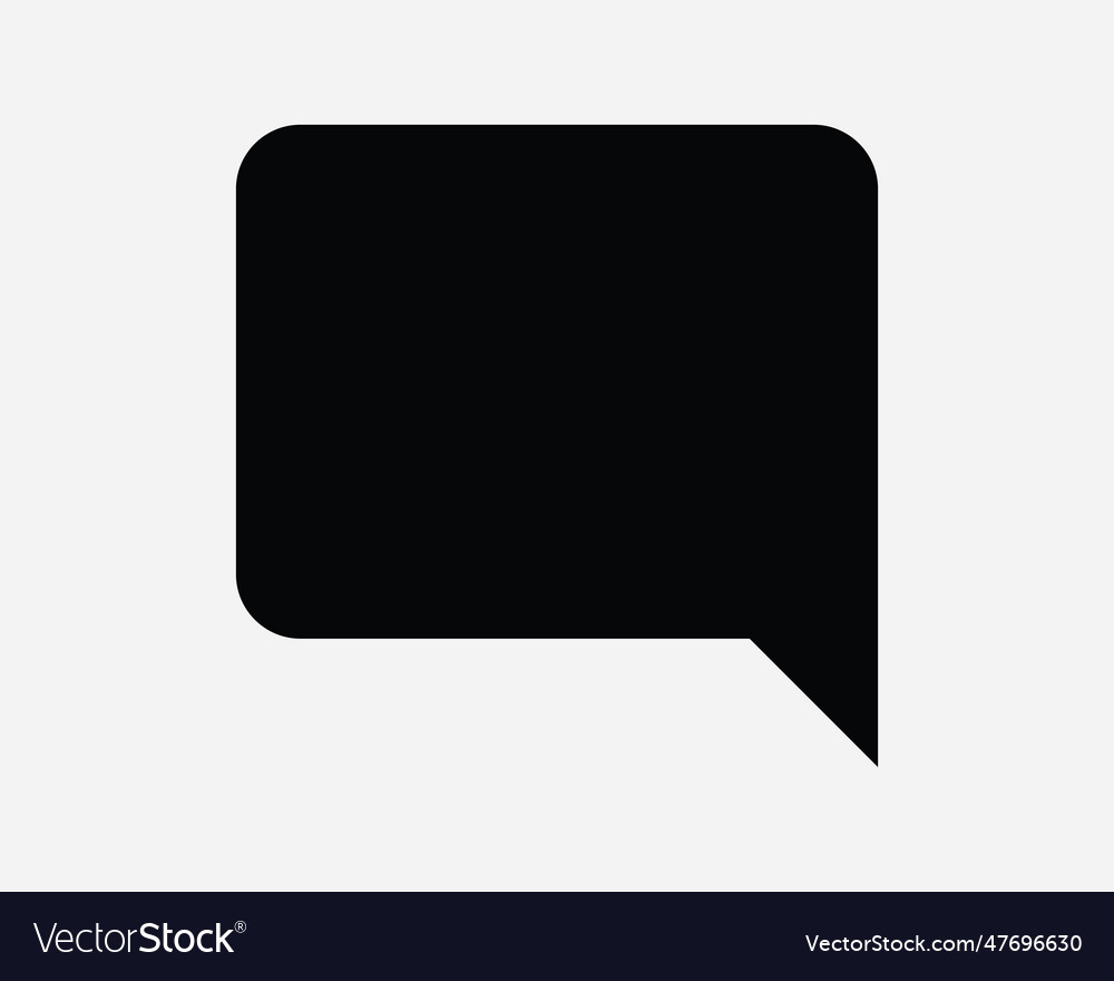 Chat icon speech bubble conversation text comment vector image Chat icon speech bubble conversation text comment