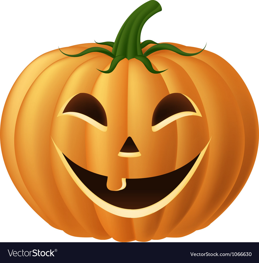 Happy Jack O Lantern Royalty Free Vector Image 