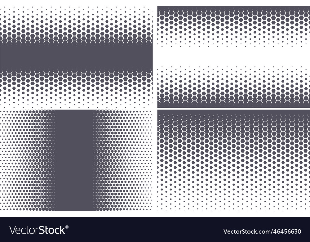 Hexagonal Halftone Pattern