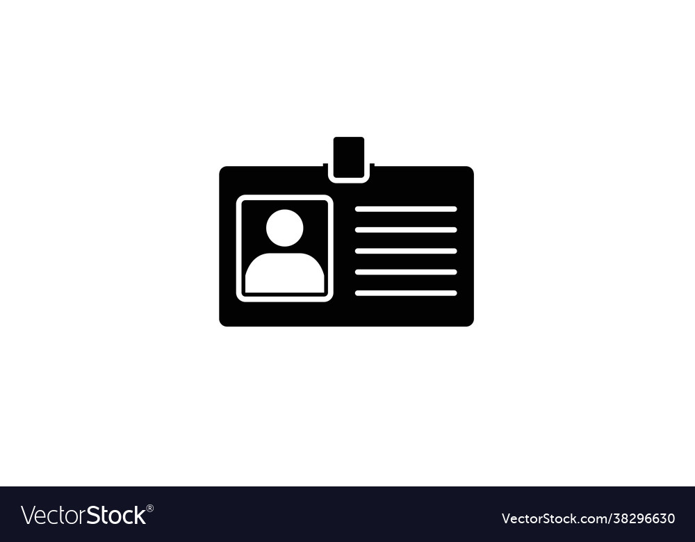Identification Card Icon