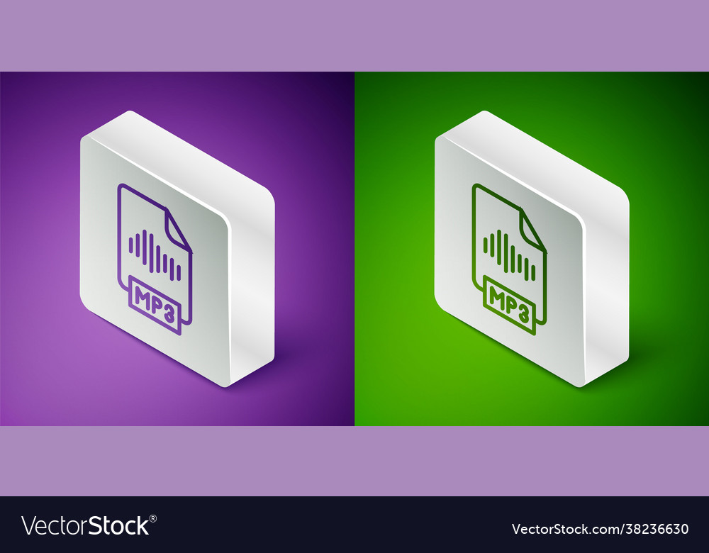 Isometric line mp3 file document download