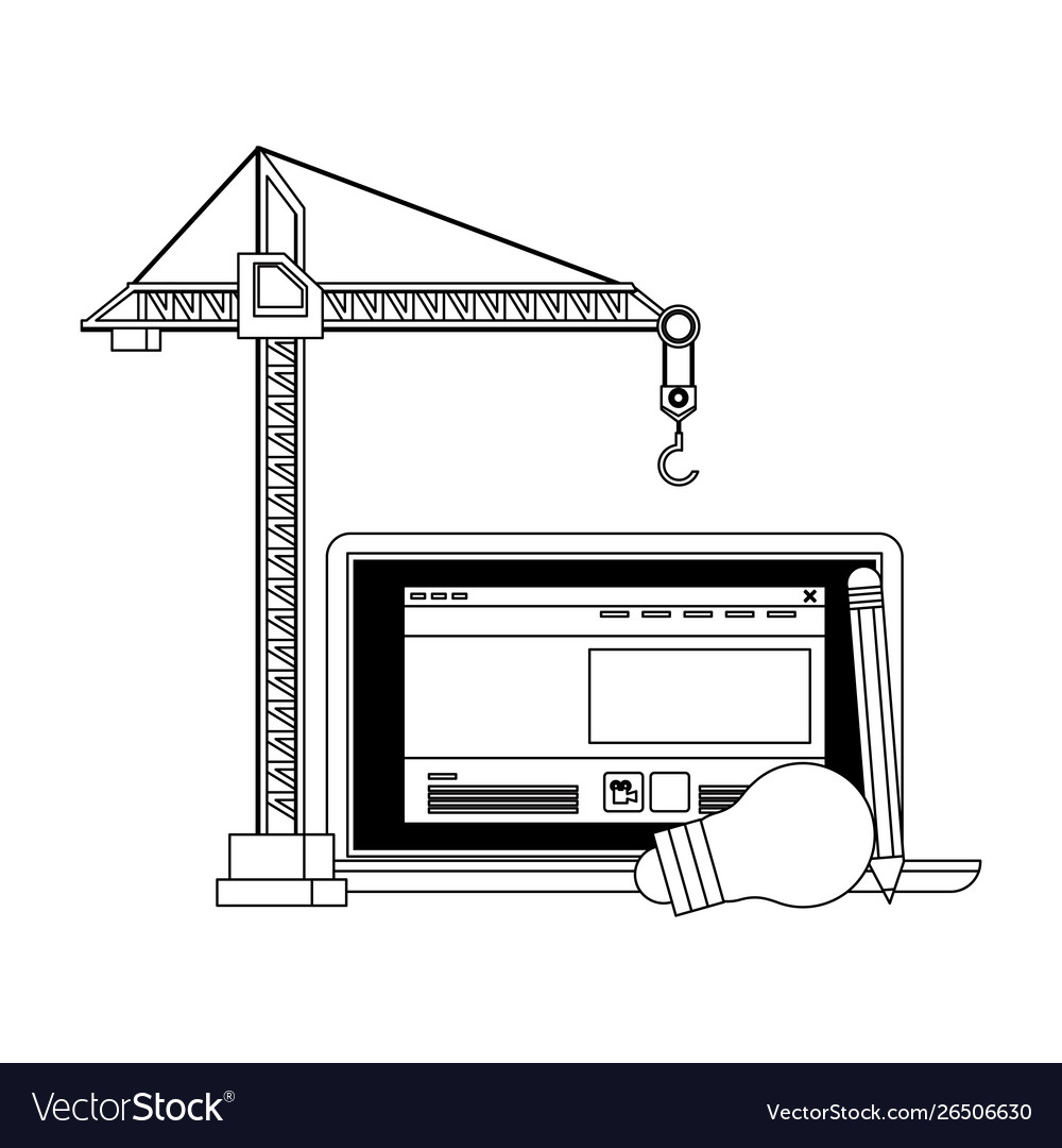 Maintenance support technology web cartoon