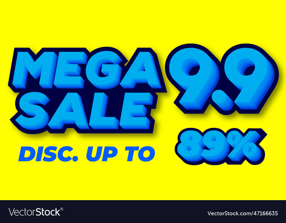 89 percent mega sale 99 celebration discount 3d