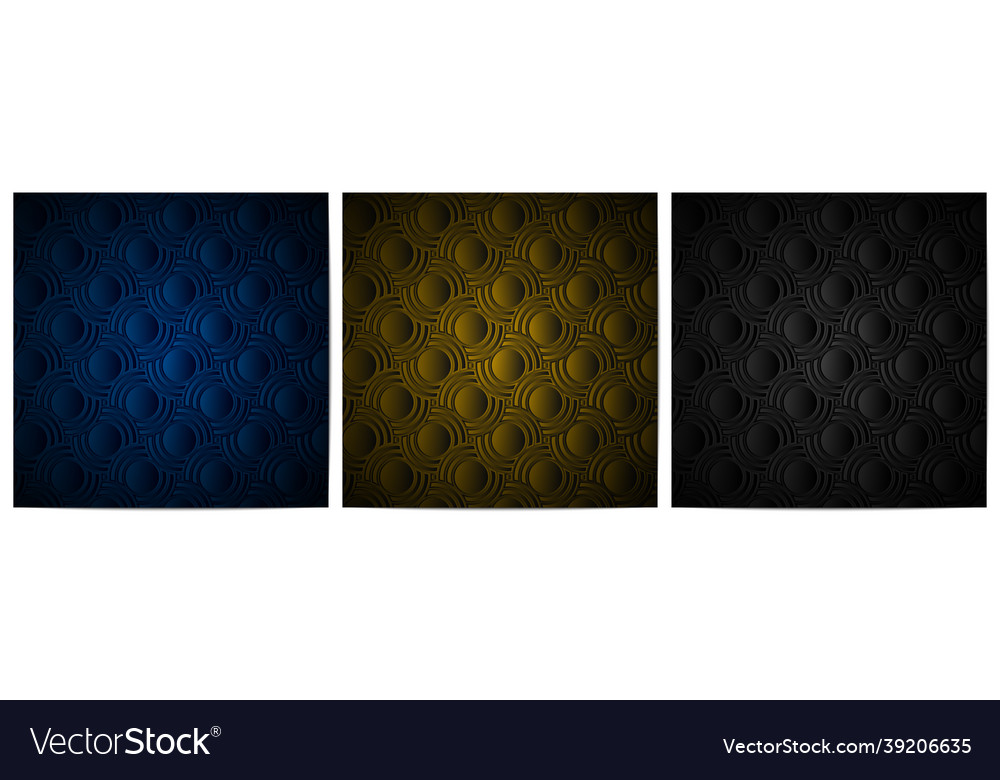 Abstract geometric pattern circle overlapping vector image Abstract geometric pattern circle overlapping