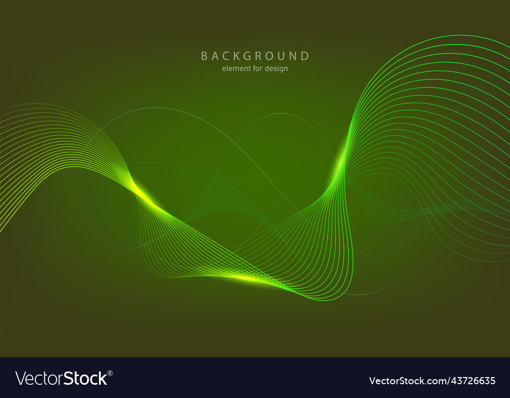 Abstract wave background element for design