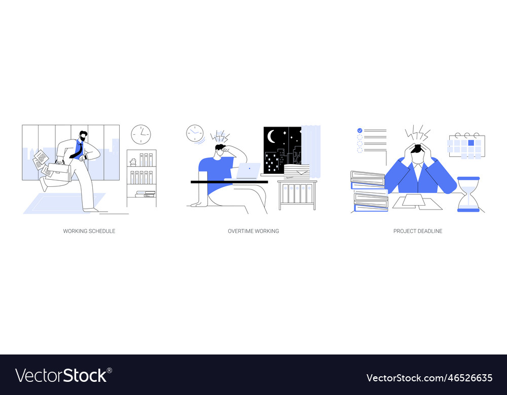 Business hours abstract concept