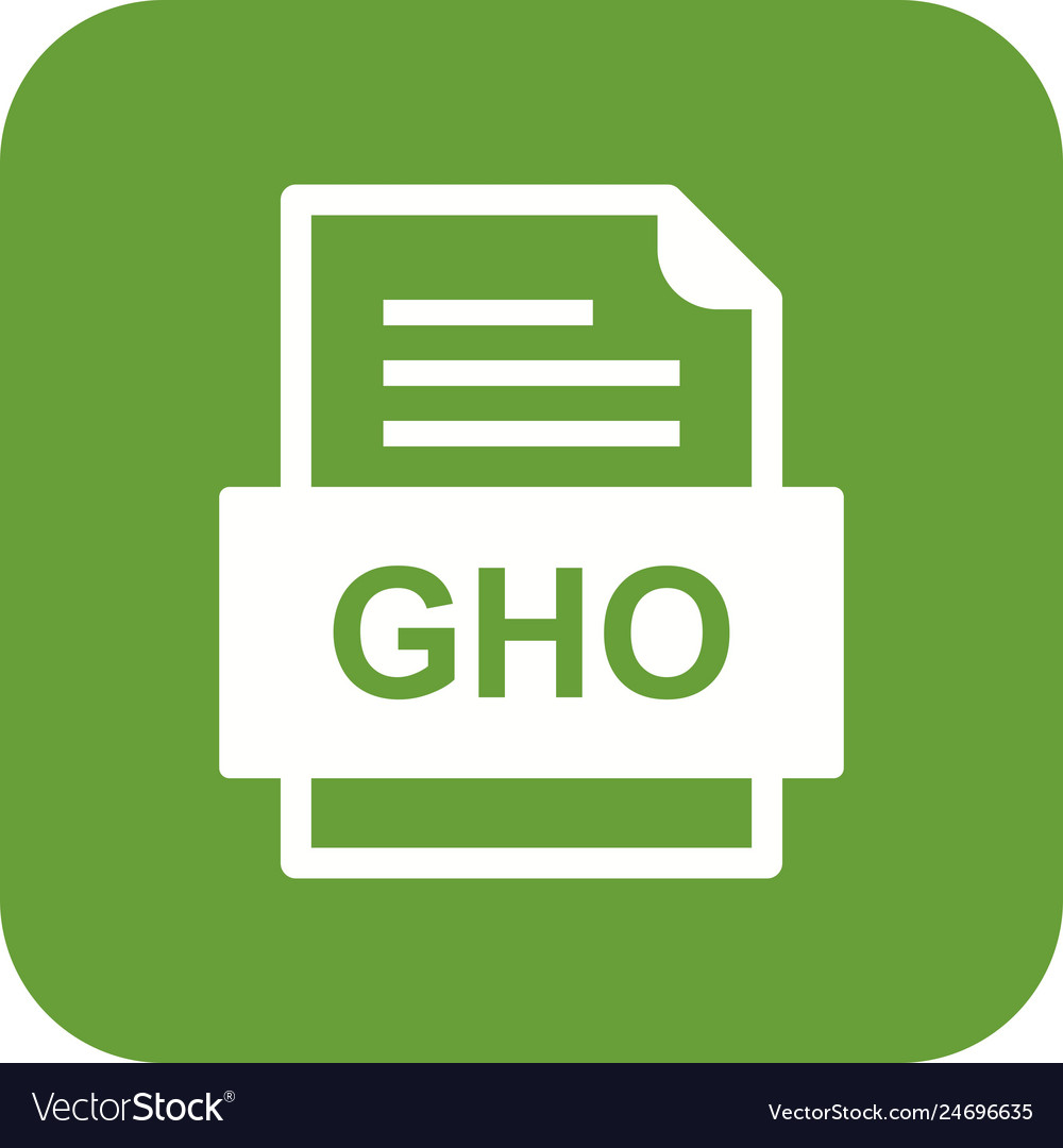 Gho file document icon