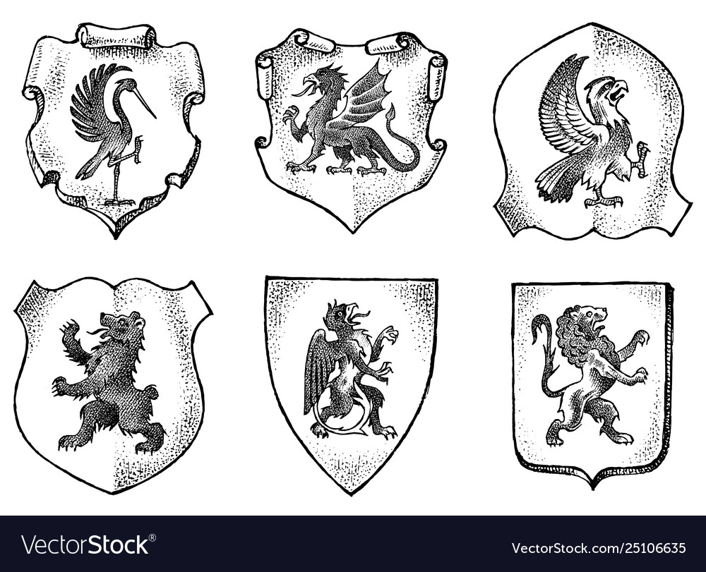 Coat of deals arms engraving