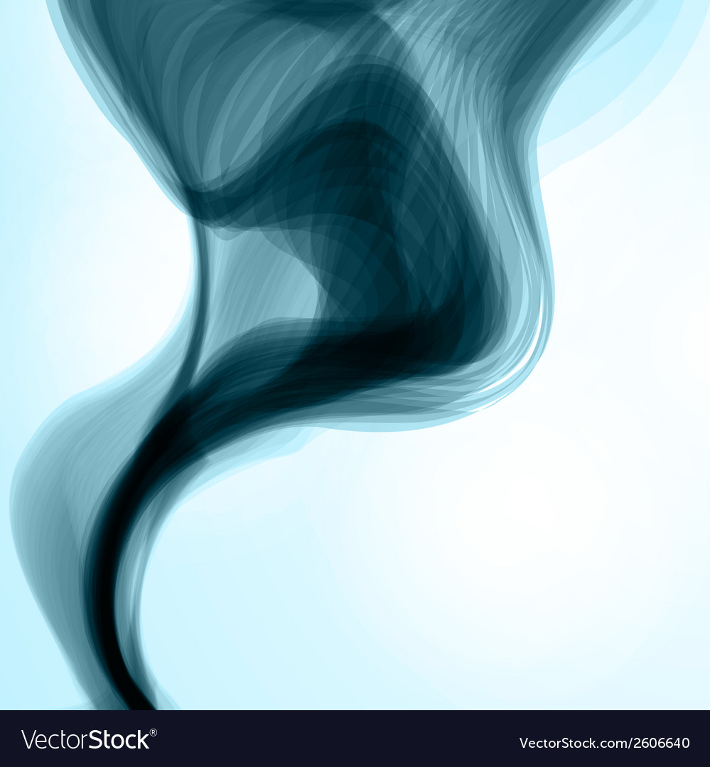 Blue smoke background Royalty Free Vector Image