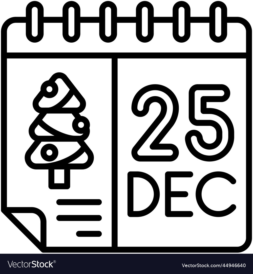 Kalender-Ikone Weihnachten verwandt