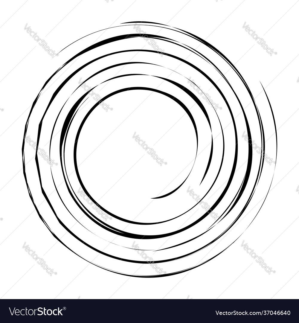 Cyclical circle helix volute element concentric