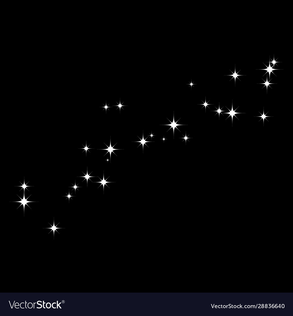 Fireworks star random source stream falling vector image Fireworks star random source stream falling
