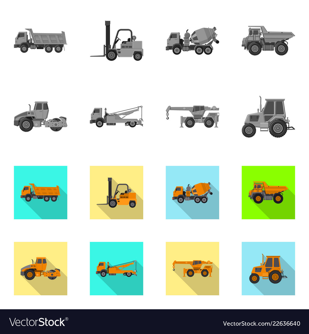 Isolated object of build and construction sign vector image Isolated object of build and construction sign