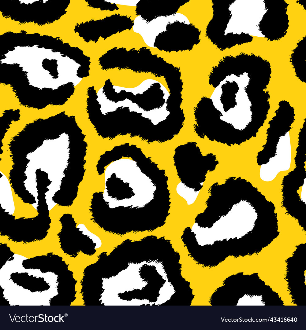 Leopard imitation seamless pattern