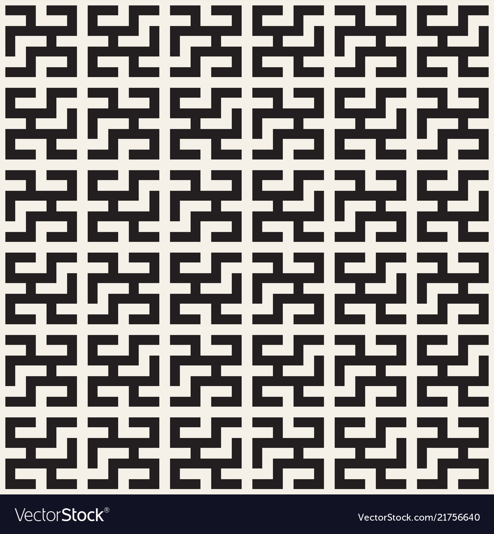 Modern Mosaic Line Pattern
