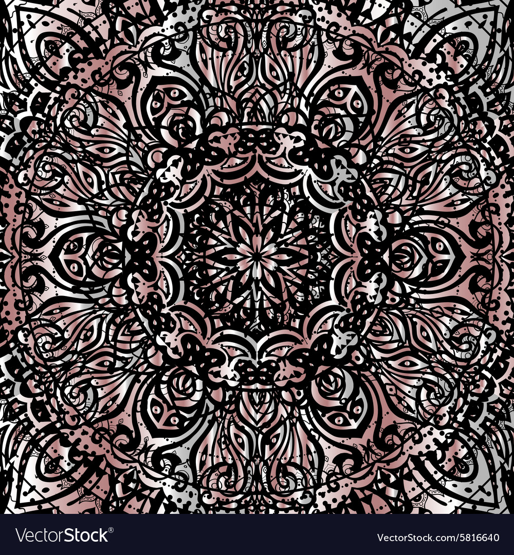 Silver mandala