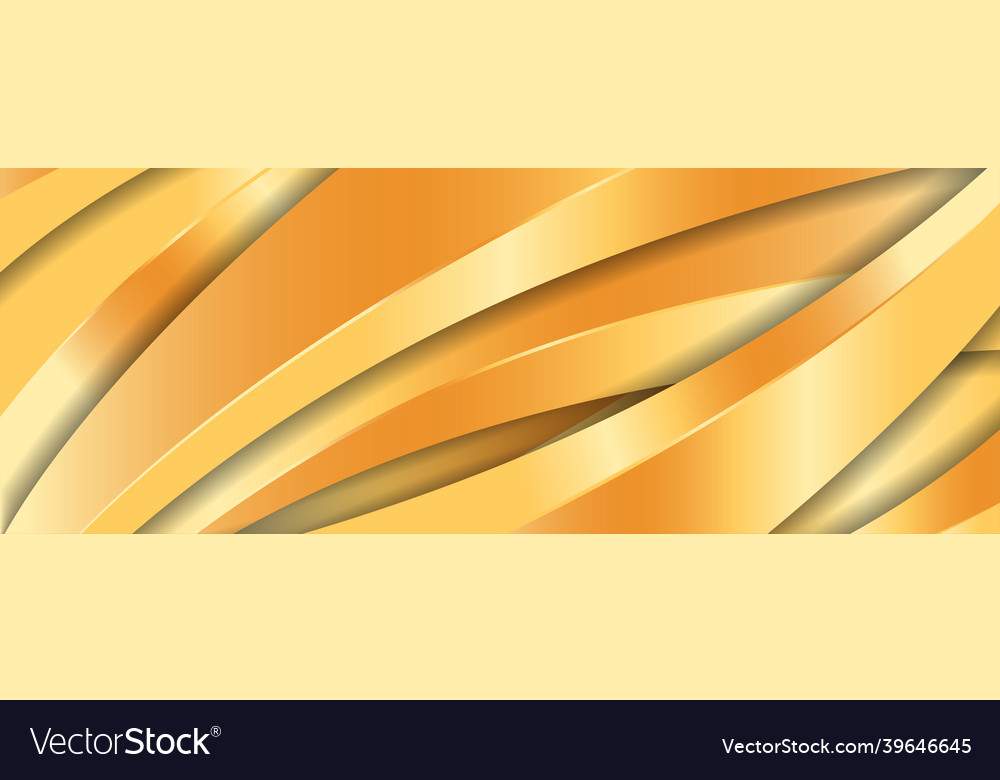 Abstract dynamic gold background with various Vector Image Abstract dynamic gold background with various