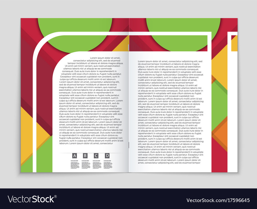Abstract layout background set for art