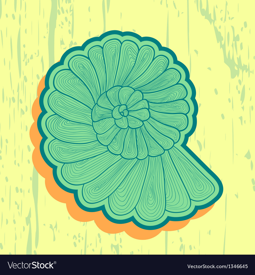 Background pattern of snail