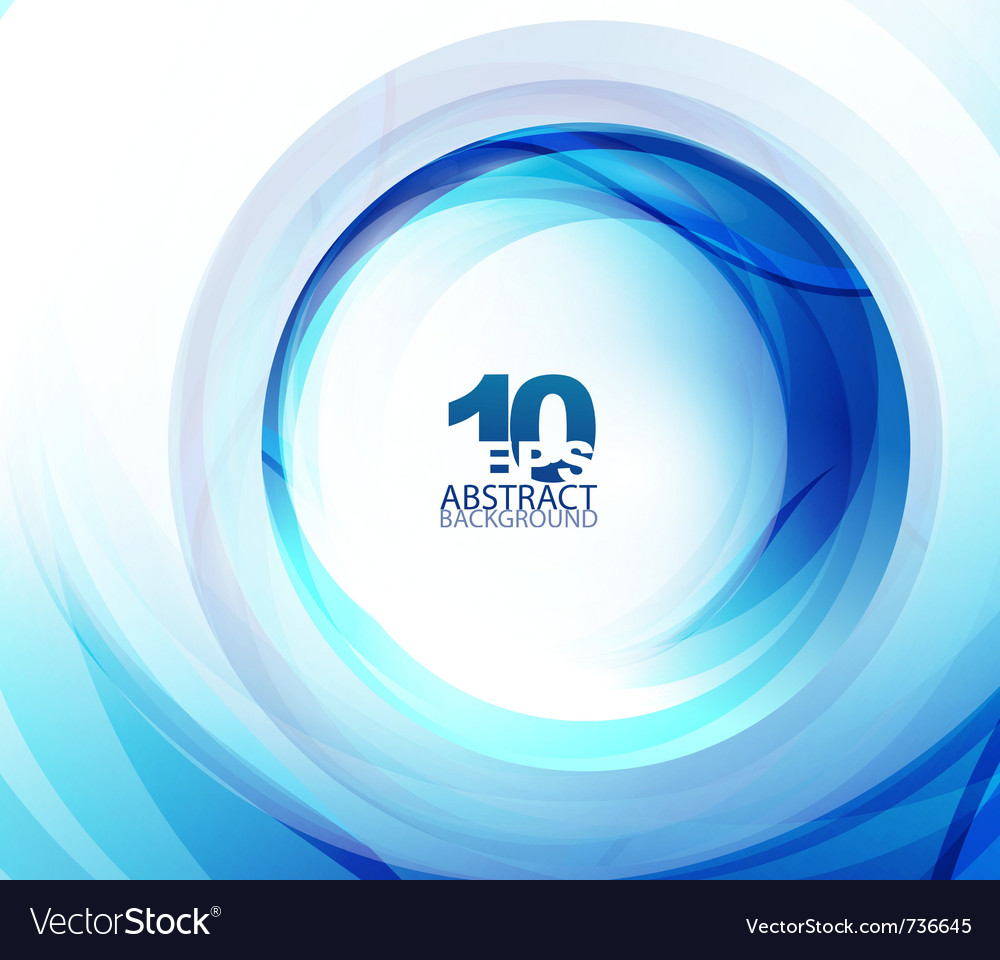 Dynamic Blue Swirl Abstract Background