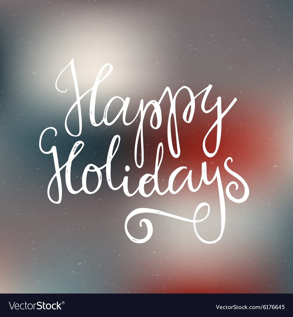 Festive Holiday Lettering