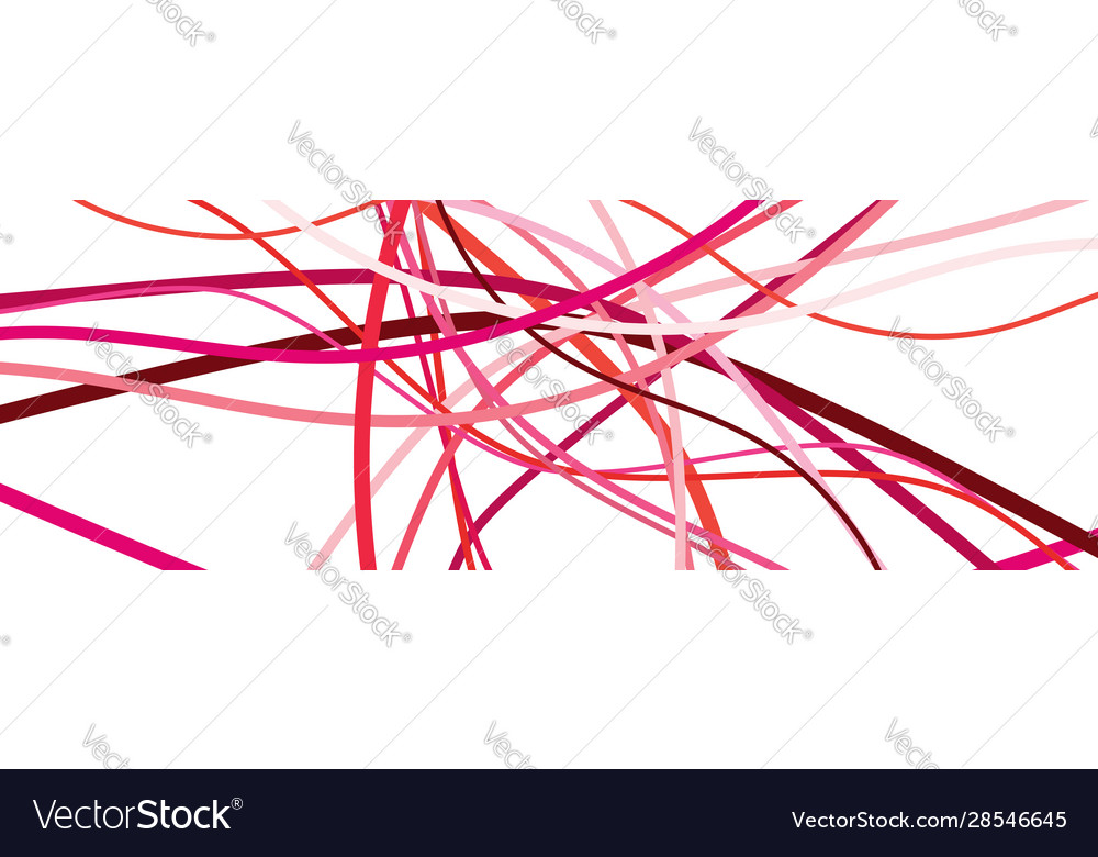 Random wavy zig-zag lines abstract art texture vector image Random wavy zig-zag lines abstract art texture