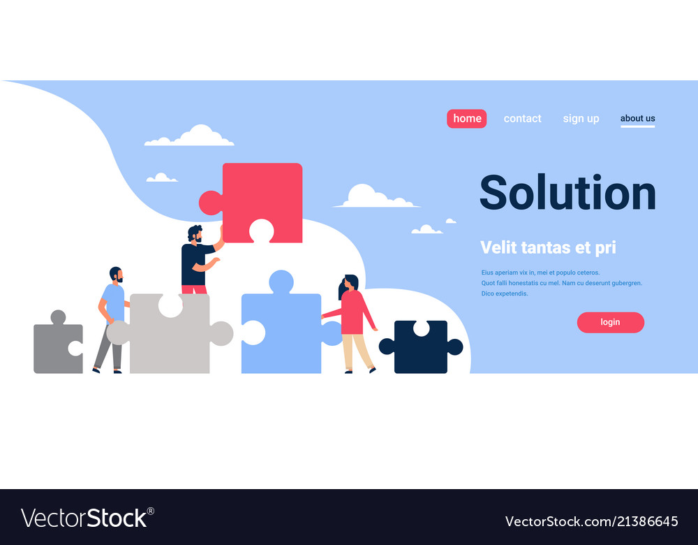 Team Solving Puzzle Problem
