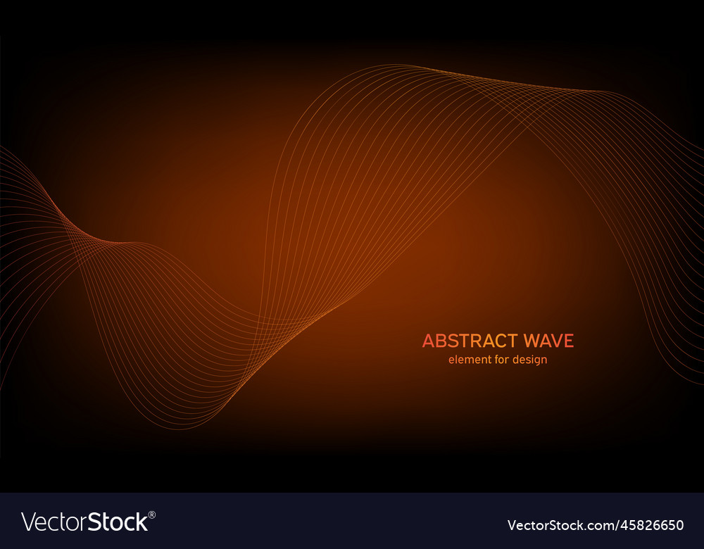 Abstract wave element for design digital Vector Image Abstract wave element for design digital