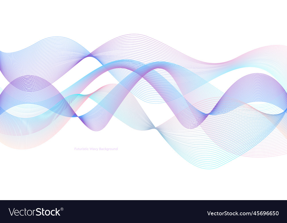 An undulating swirl with smooth color flow