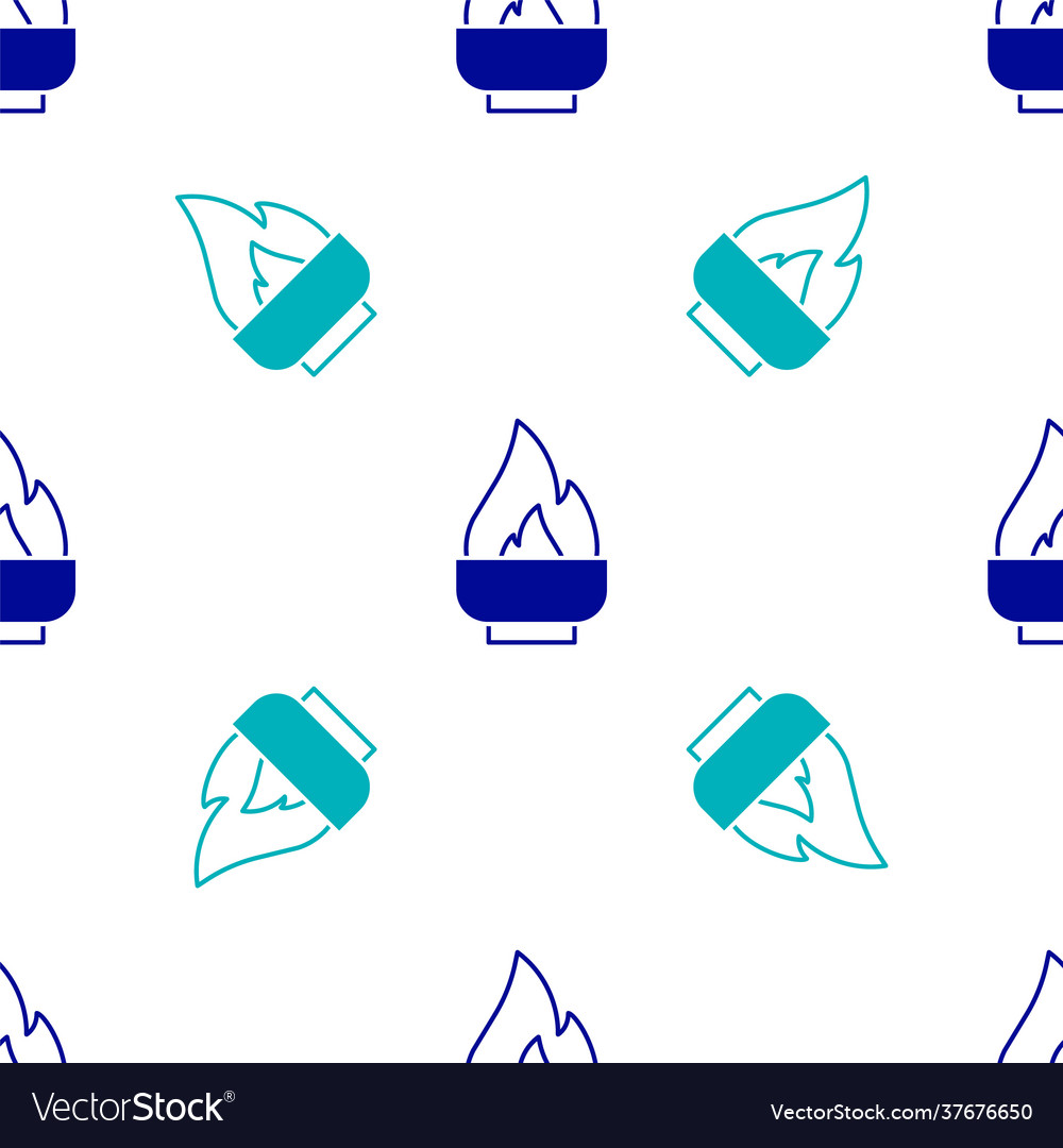 Blue alcohol or spirit burner icon isolated Vector Image Blue alcohol or spirit burner icon isolated