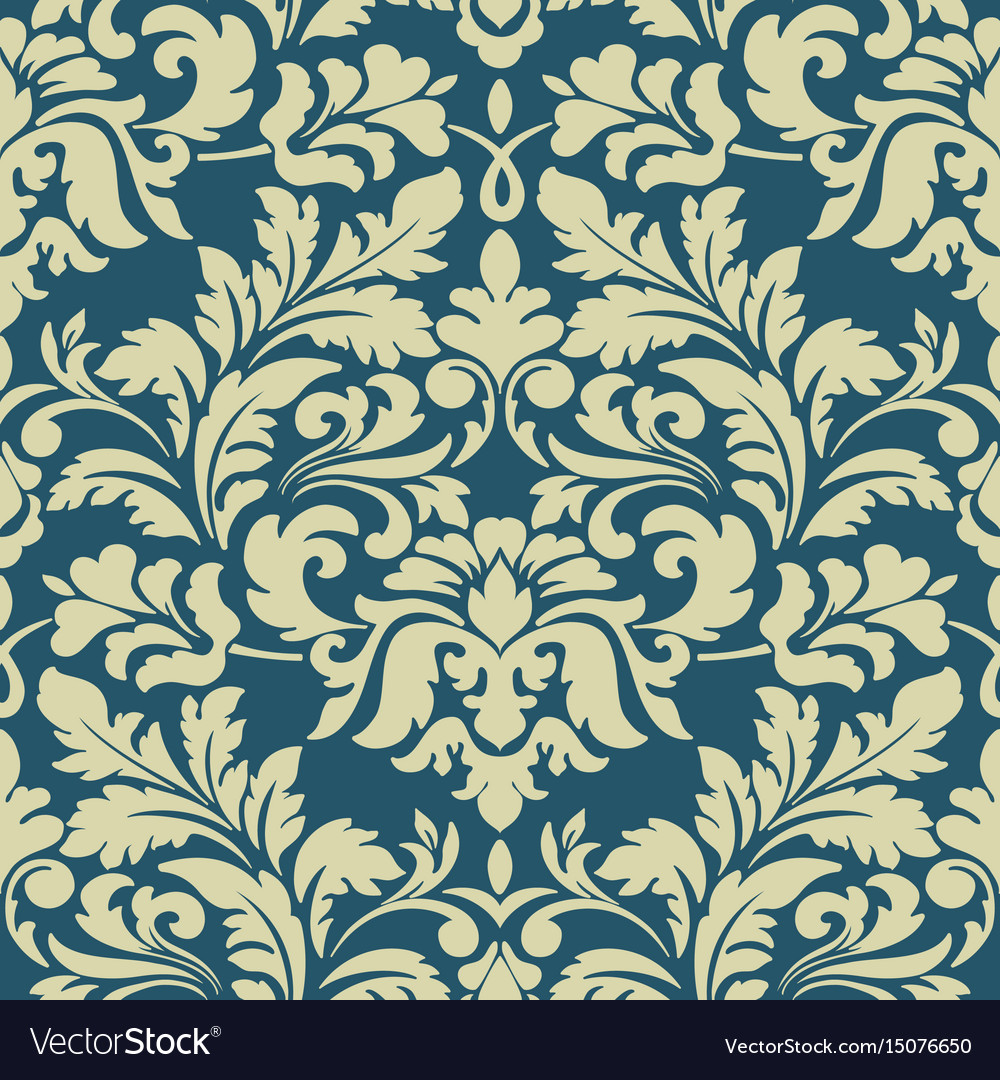 Damask seamless pattern element classical